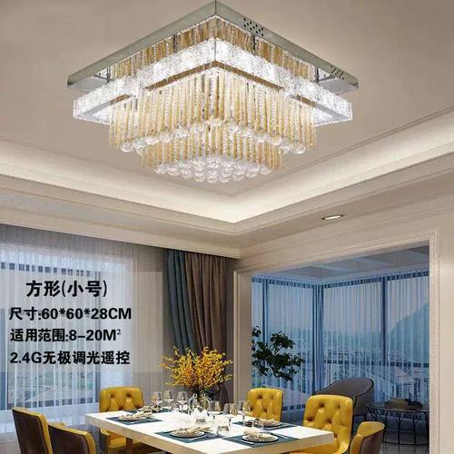 厂家led吸顶灯水晶灯大气灯具k9crystalceilinglight